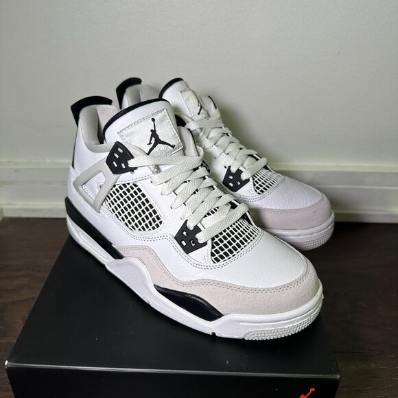 👟 Air Jordan 4 Retro "White Cement" (GS) - Picture 6 of 10
